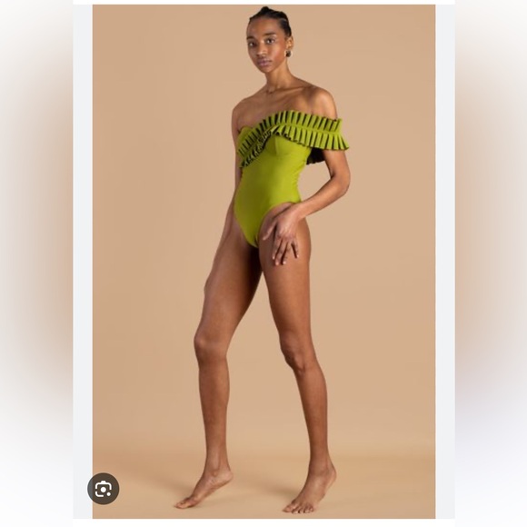 Andrea iyamah nisi bodysuit in olive - Picture 2 of 12